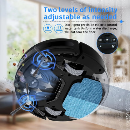 Robot Vacuum Cleaner, 2 in 1 Mop Combo for Pet Hair, Hard Floor